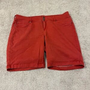 Torrid Bermuda High Rise Jegging Shorts